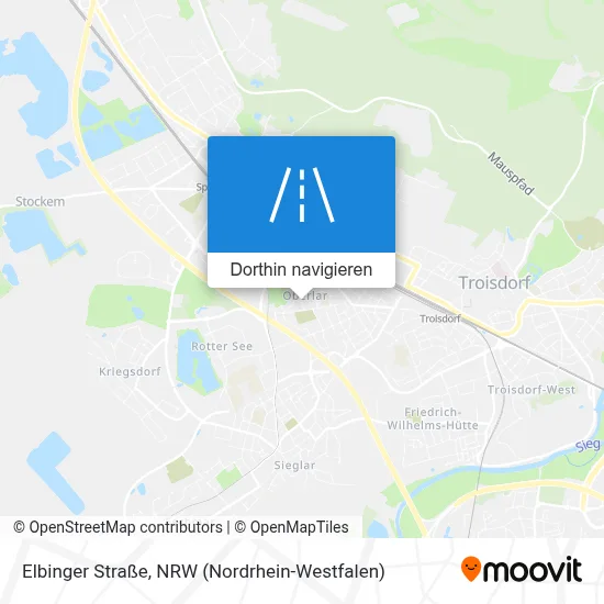 Elbinger Straße Karte