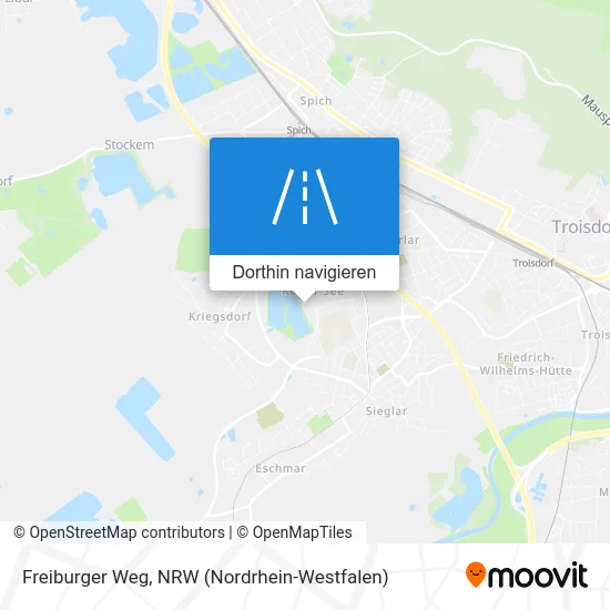 Freiburger Weg Karte