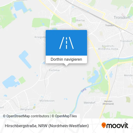Hirschbergstraße Karte