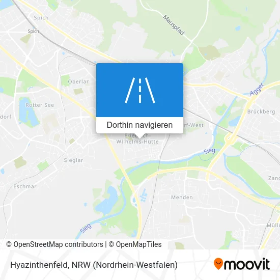 Hyazinthenfeld Karte