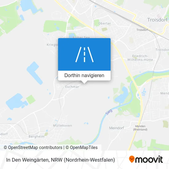 In Den Weingärten Karte