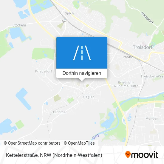 Kettelerstraße Karte