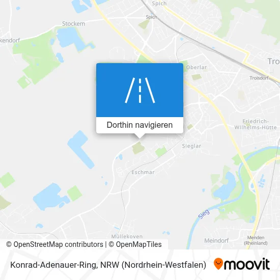 Konrad-Adenauer-Ring Karte