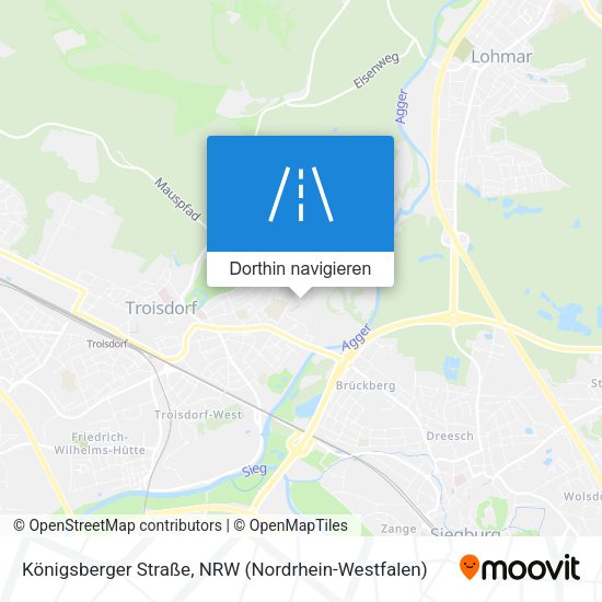 Königsberger Straße Karte