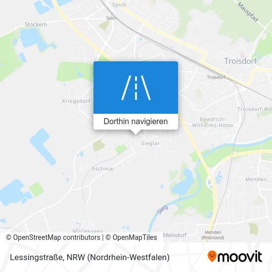 Lessingstraße Karte