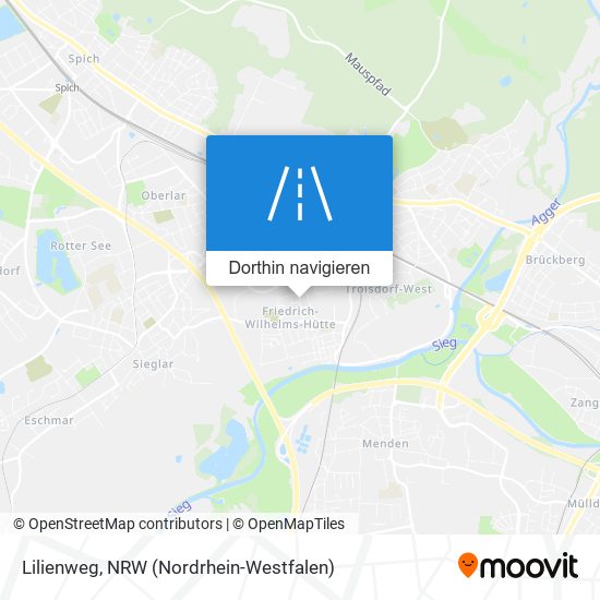 Lilienweg Karte