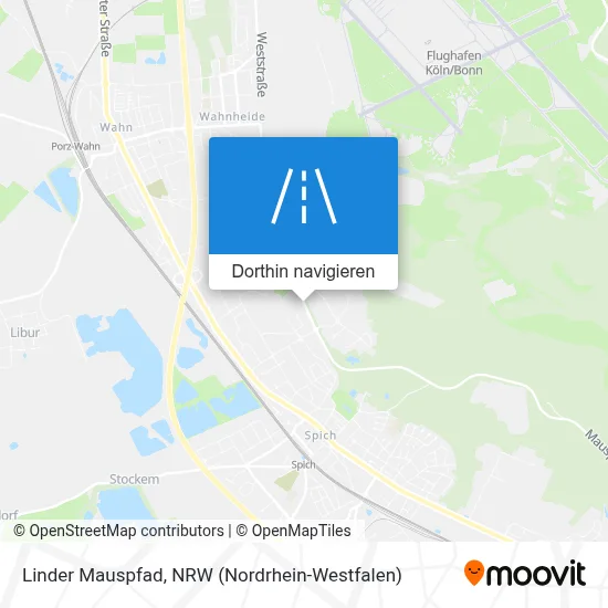 Linder Mauspfad Karte