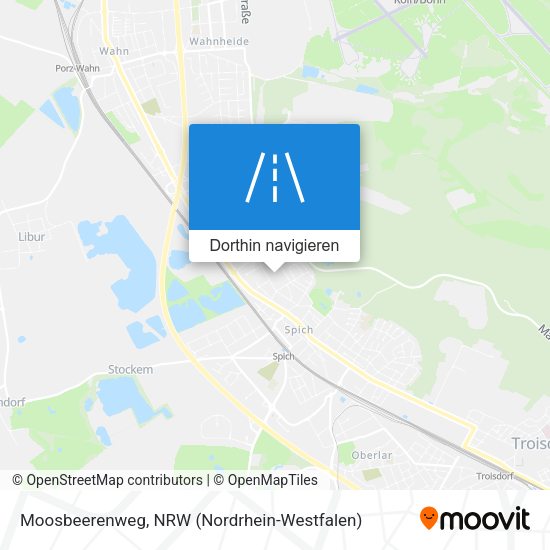 Moosbeerenweg Karte