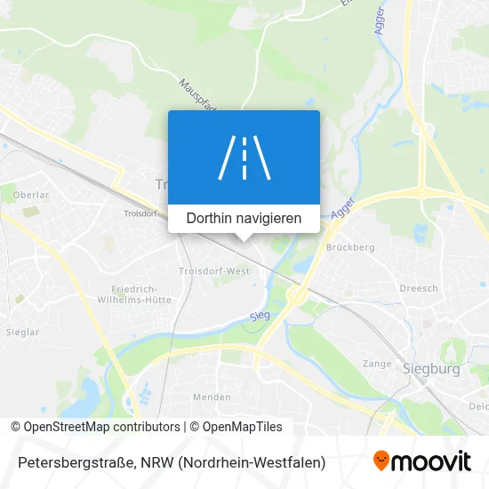 Petersbergstraße Karte