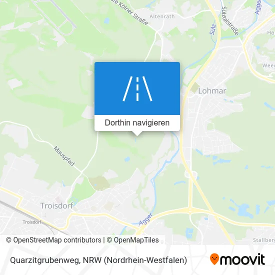 Quarzitgrubenweg Karte