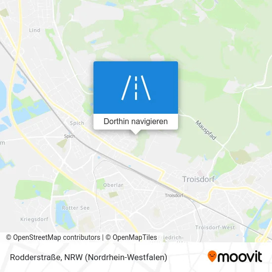 Rodderstraße Karte