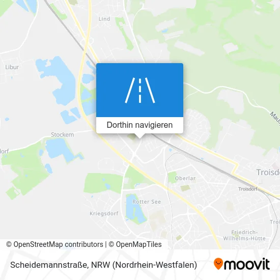 Scheidemannstraße Karte