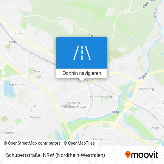 Schubertstraße Karte