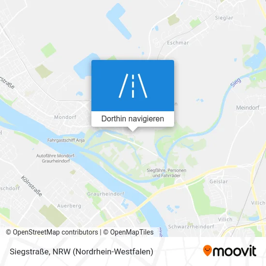 Siegstraße Karte