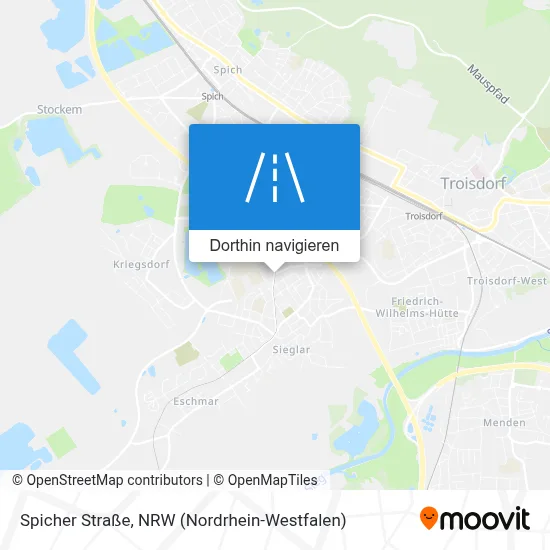 Spicher Straße Karte