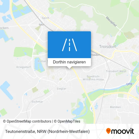 Teutonenstraße Karte