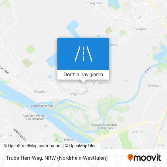 Trude-Herr-Weg Karte