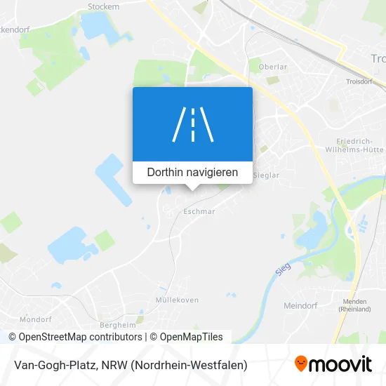 Van-Gogh-Platz Karte