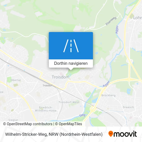 Wilhelm-Stricker-Weg Karte