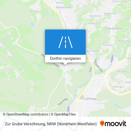 Zur Grube Versöhnung Karte