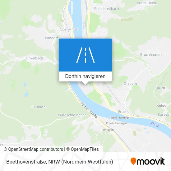 Beethovenstraße Karte