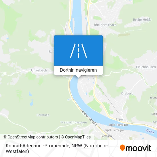 Konrad-Adenauer-Promenade Karte