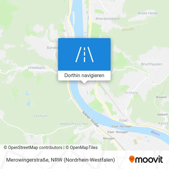 Merowingerstraße Karte