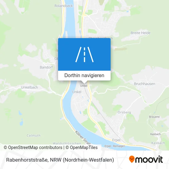 Rabenhorststraße Karte