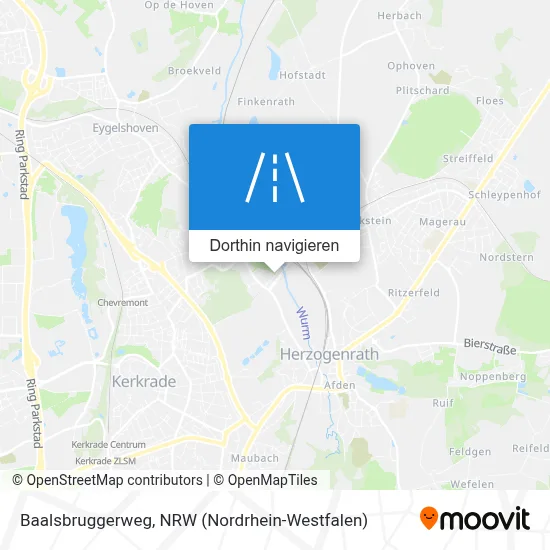 Baalsbruggerweg Karte
