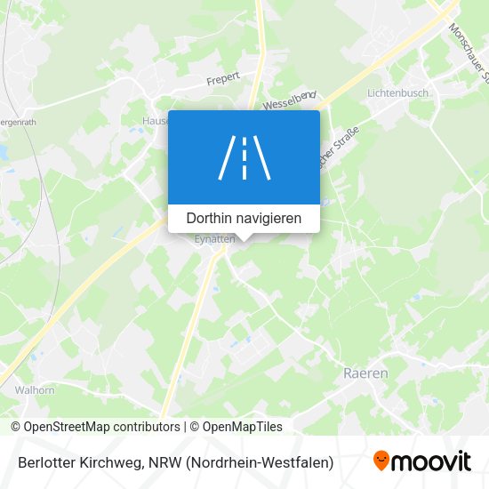 Berlotter Kirchweg Karte