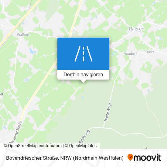 Bovendriescher Straße Karte