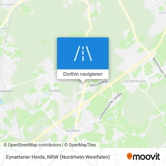 Eynattener Heide Karte