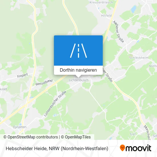 Hebscheider Heide Karte