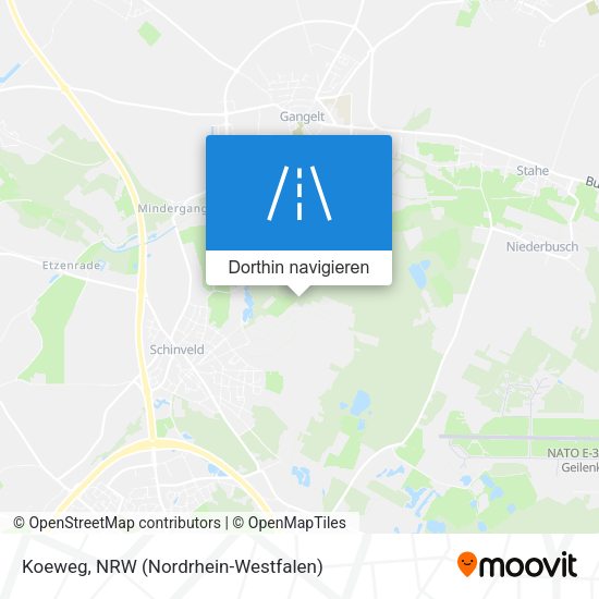 Koeweg Karte