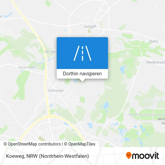 Koeweg Karte