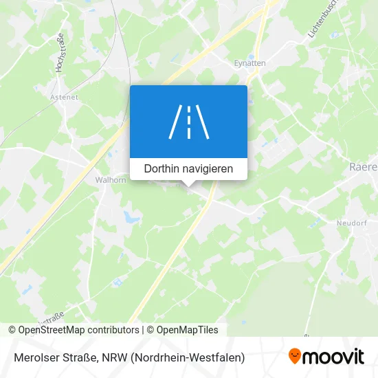 Merolser Straße Karte