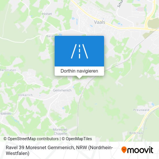 Ravel 39 Moresnet Gemmenich Karte