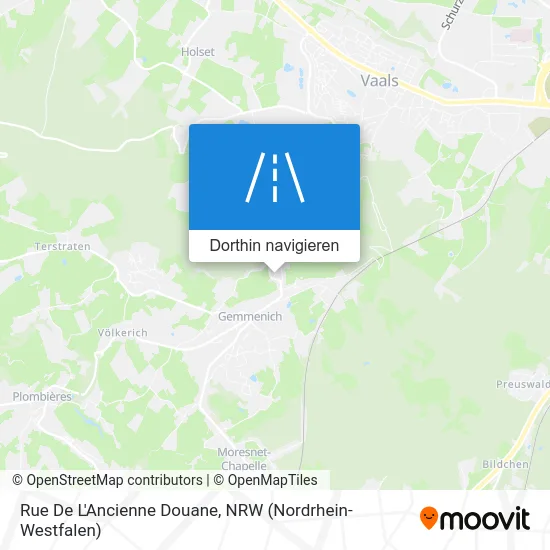 Rue De L'Ancienne Douane Karte