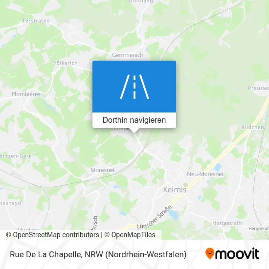 Rue De La Chapelle Karte