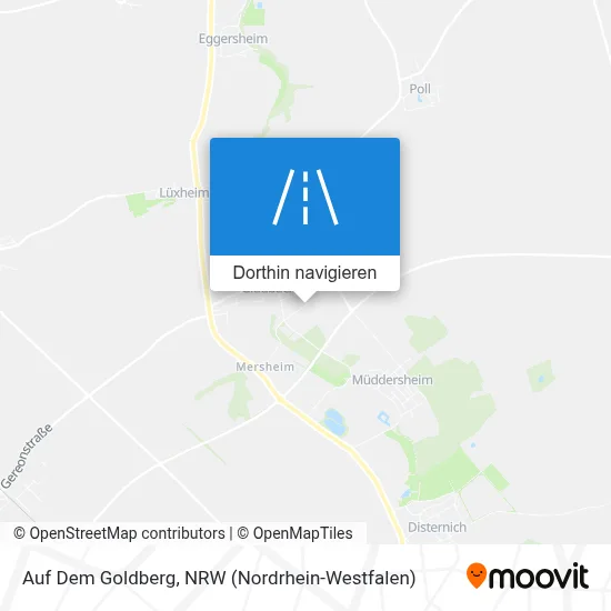 Auf Dem Goldberg Karte