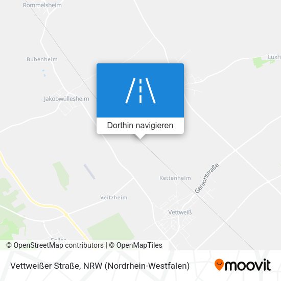 Vettweißer Straße Karte