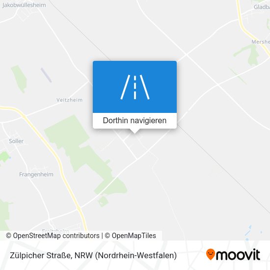 Zülpicher Straße Karte