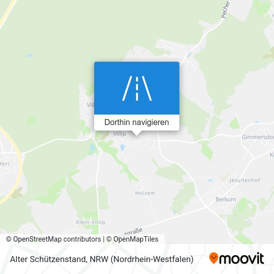 Alter Schützenstand Karte