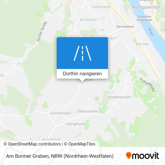 Am Bonner Graben Karte