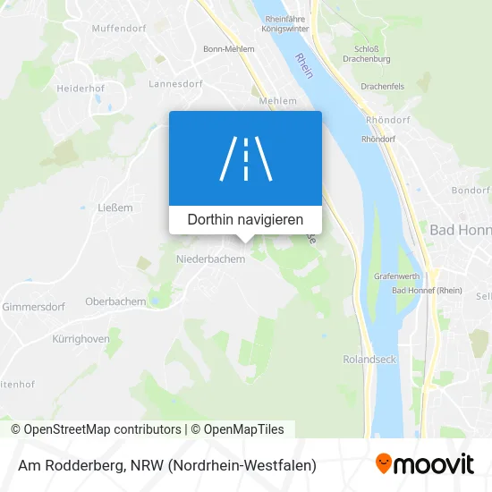 Am Rodderberg Karte