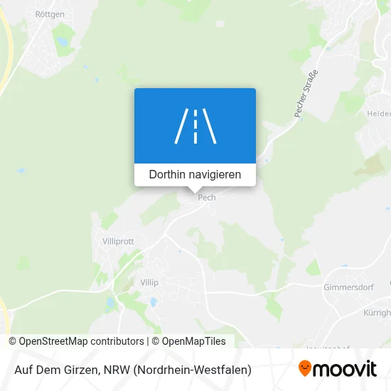 Auf Dem Girzen Karte
