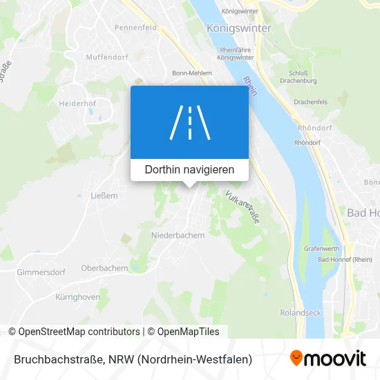 Bruchbachstraße Karte