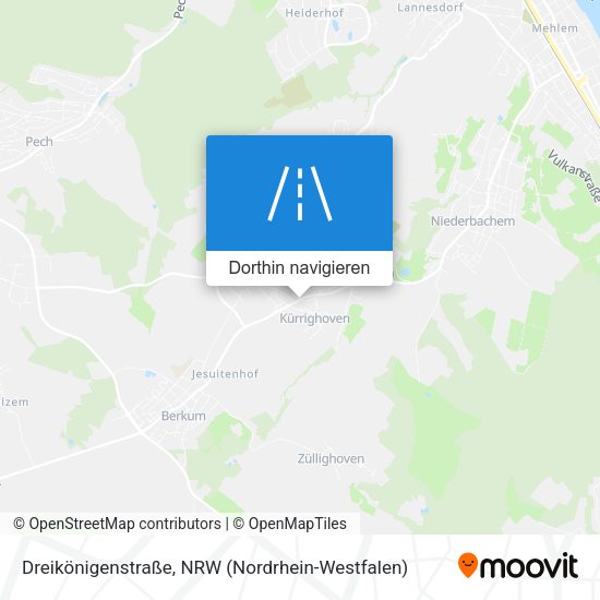 Dreikönigenstraße Karte