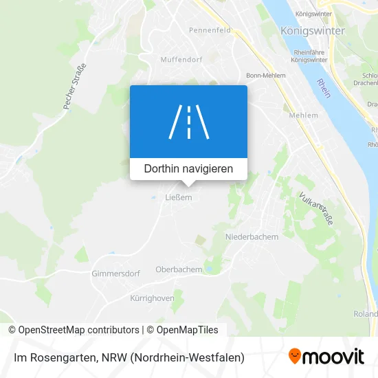 Im Rosengarten Karte