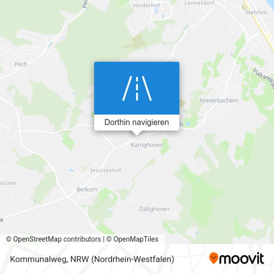 Kommunalweg Karte